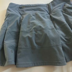 Blue lululemon pace rival skirt
